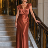 Morgana | Abito Maxi con Maniche a Cappuccio