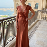 Morgana | Abito Maxi con Maniche a Cappuccio