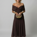 Calena | Vestito Midi Off Shoulder