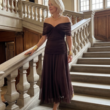 Calena | Vestito Midi Off Shoulder
