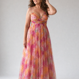 Isella | Abito Maxi Avvolgente con Gonna Fluida