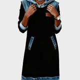 Irena - Vestito in denim con cappuccio