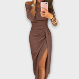 Lena - Abito elegante con spalle scoperte