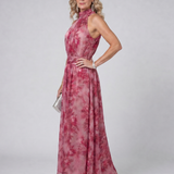 Adriana | Abito Midi con Scollo All'Americana