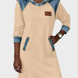 Irena - Vestito in denim con cappuccio
