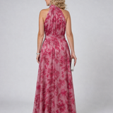 Adriana | Abito Midi con Scollo All'Americana