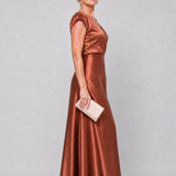 Morgana | Abito Maxi con Maniche a Cappuccio