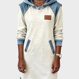 Irena - Vestito in denim con cappuccio