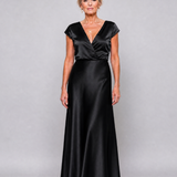 Morgana | Abito Maxi con Maniche a Cappuccio