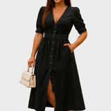 Nina – Abito in denim brillante