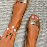 Adelina | Sandali Dorati Comfort Chic