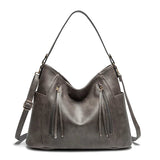 Greta | Borsa in Pelle con Frange