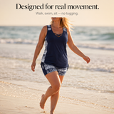 Coastella™ – Tankini Longline con Boyshorts