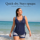Coastella™ – Tankini Longline con Boyshorts
