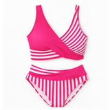 Marivela™ – Bikini Vita Alta Chiusura Frontale