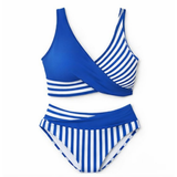Marivela™ – Bikini Vita Alta Chiusura Frontale