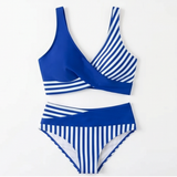 Marivelle™ – Bikini Vita Alta Incrocio Frontale