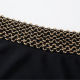 Solaia™ – Bikini Halter Rifiniture Dorate