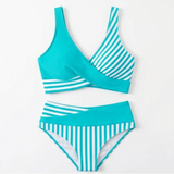 Marivelle™ – Bikini Vita Alta Incrocio Frontale