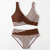 Marivelle™ – Bikini Vita Alta Incrocio Frontale