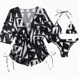 Lunavera™ – Set Bagno 3 Pezzi con Kimono