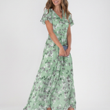 Isadora | Abito Maxi in Chiffon Floreale