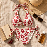 Florenza™ – Bikini Halter Stampa Hibiscus