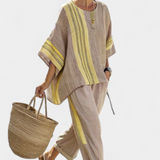 Lorena - Set Boho in Lino e Bambù