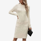 Amina™ Elegante abito in maglia