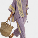 Lorena - Set Boho in Lino e Bambù