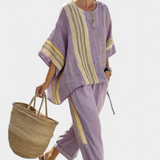 Lorena - Set Boho in Lino e Bambù