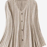 Veronie™ Abito in maglia svasata