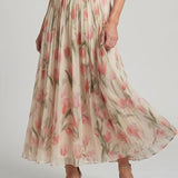 Adele | Abito Midi a Fiori con Scollo Halter