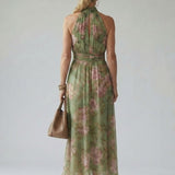 Mirella | Abito Midi con Scollo All'Americana