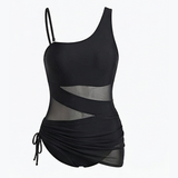 Rivara™ – Costume Intero a Rouches in Rete