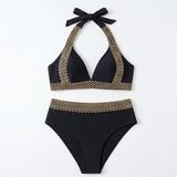 Soléra™ – Bikini Vita Alta Trim Intrecciato