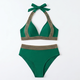 Soléra™ – Bikini Vita Alta Trim Intrecciato