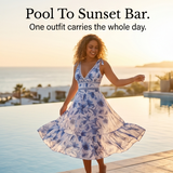 Solveya™ – Costume Intero Floreale con Gonna