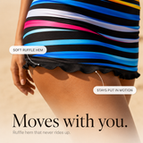 Solina™ – Bikini a Strisce Gonna Ruché