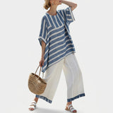 Constança - Set in lino in stile mediterraneo
