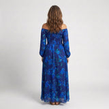 Aspen | Abito Maxi Floreale con Spalle Scoperte