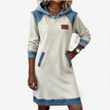 Georgina™ Abito casual con cappuccio
