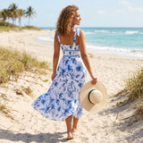 Solveya™ – Costume Intero Floreale con Gonna
