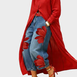 Daniella - Abito in lino & Set denim floreale