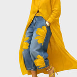 Daniella - Abito in lino & Set denim floreale