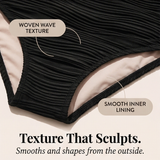 Solaia™ – Bikini Vita Alta Texture Scolpita