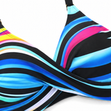 Solina™ – Bikini a Strisce Gonna Ruché