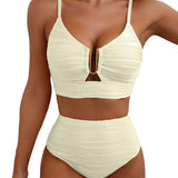 Solaia™ – Bikini Vita Alta Texture Scolpita