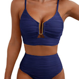 Solaia™ – Bikini Vita Alta Texture Scolpita